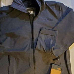 The North Face Soft Shell Hoody Men's XSmall Full Zip Jacket  Dark Grey